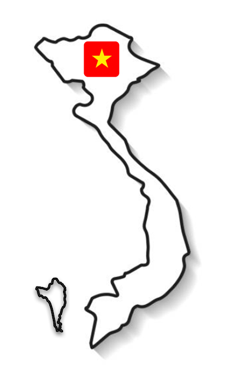 Map of Vietnam showing our stores