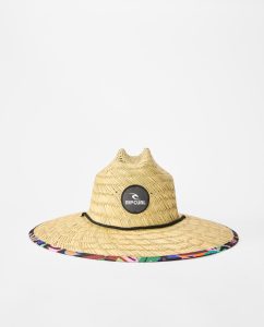 Mixed Straw Sun Hat