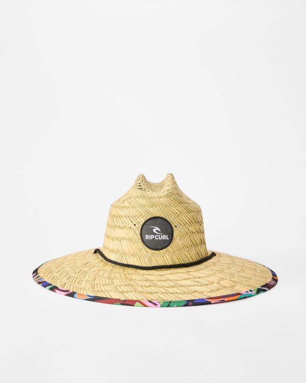 Mixed Straw Sun Hat