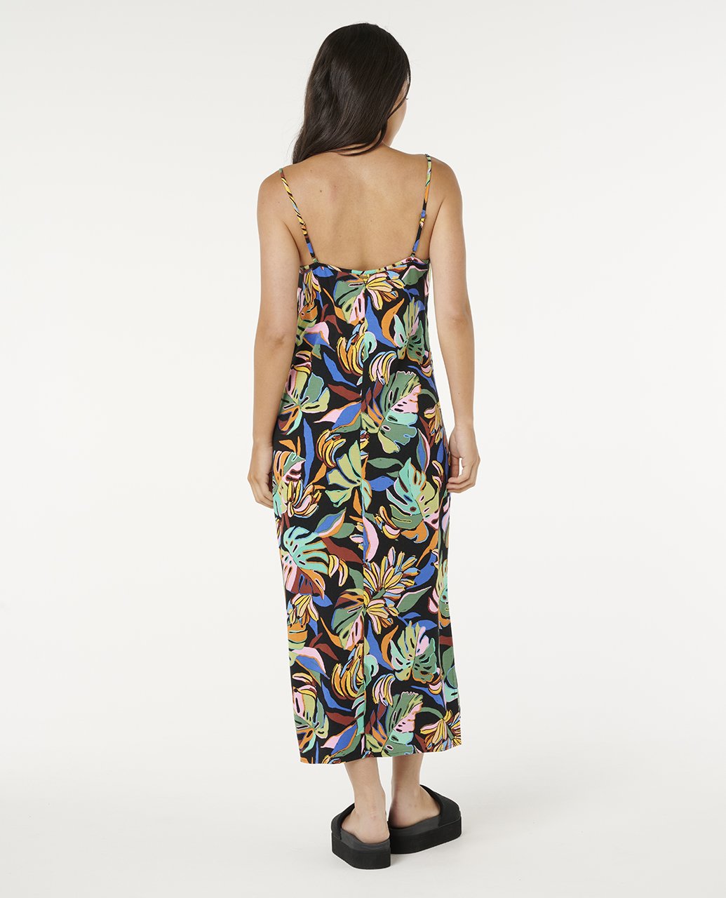 Sunset Luau Midi Dress Mango