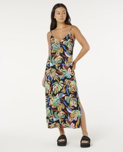 Sunset Luau Midi Dress Mango