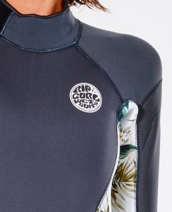 Women Dawn Patrol 3/2mm Back Zip Charcoal