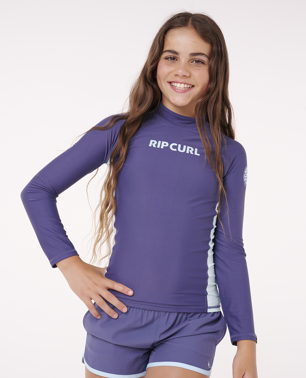Classic Surf Ls Rash Vest-Girl