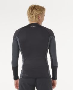 Waves UPF Perf L/S Black