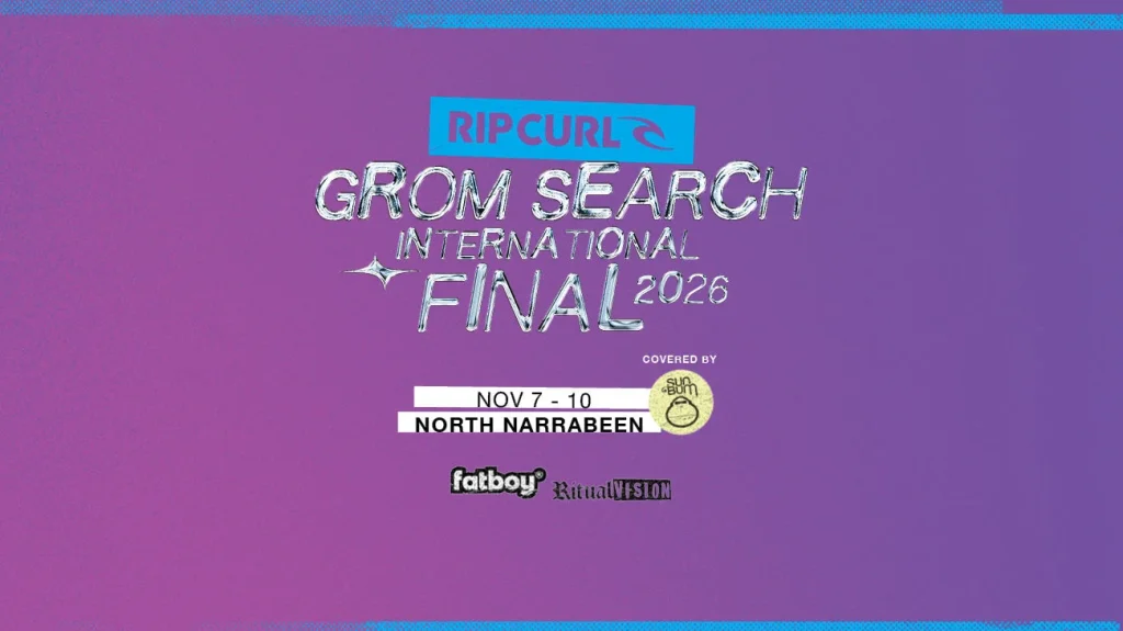 NARRABEEN TO HOST 2026 RIP CURL GROMSEARCH INTERNATIONAL FINAL COVERED BY SUN BUM